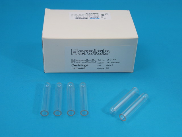 show picture gallery for Polycarbonat tubes 2,2 / 2,7 ml (FA / SW) (#252150) ...