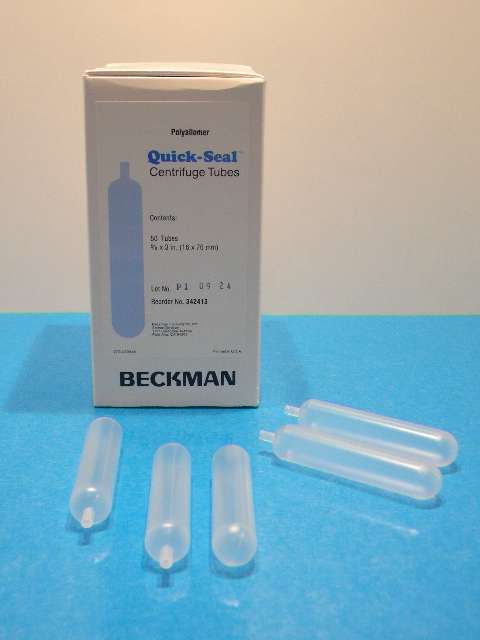 enlarge picture 1: Polyallomer Quick-Seal tubes 13,5 ml (#342413) ...