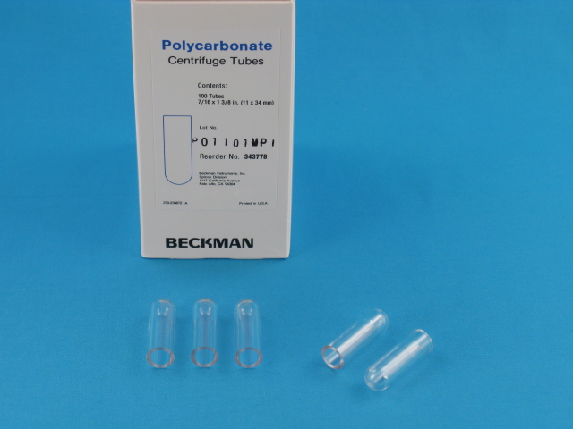 Bild 1: Polycarbonat Röhrchen 1,0 / 1,4 ml (FW / SW) (#343778) verkleinern ...