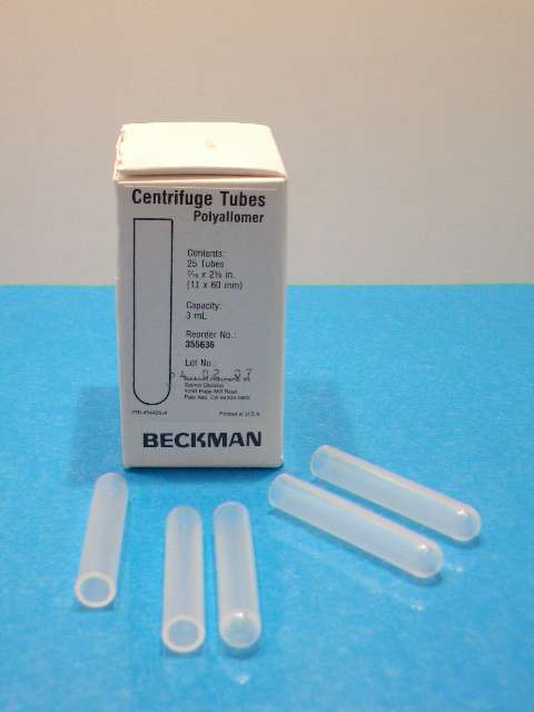 show enlarged picture for Polyallomer tubes 2,3 / 2,8 ml (FA / SW) (#355636) ...