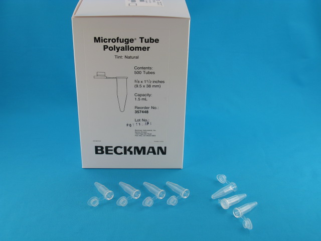reduce picture 1: Polyallomer Microfuge Eppendorf tubes 1,5 ml (#357448) ...