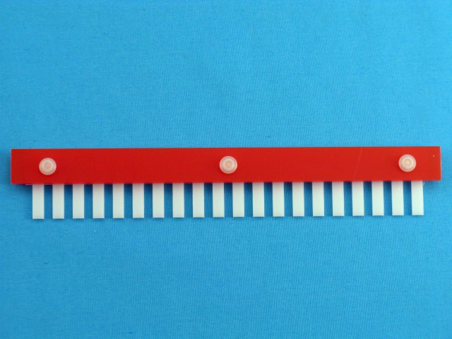 enlarge picture 2: Comb 20 pockets 1.0 mm ( Delrin ) (#114.06) ...