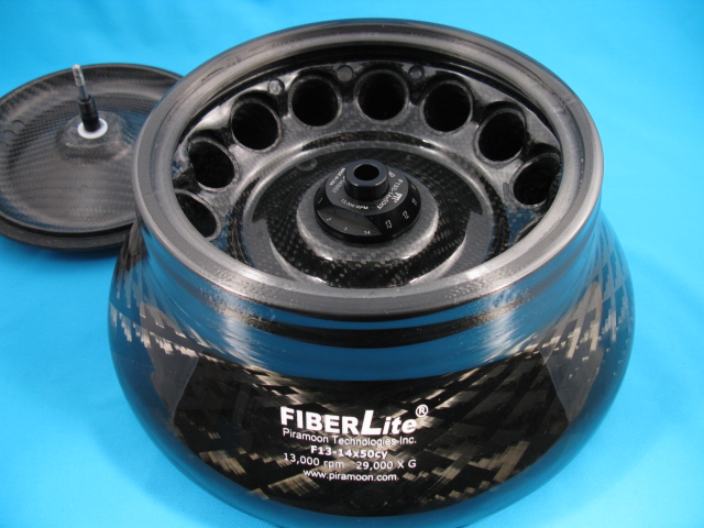 enlarge picture 3: Fixed Angle rotor Fiberlite F13S-14x50cy out of Carbon fiber (Cat.-# 096-145001) (#46922) ...