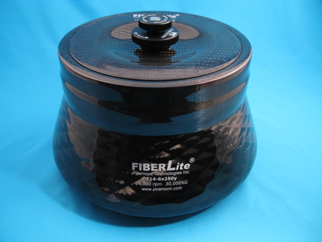 reduce picture 1: Fixed Angle rotor Fiberlite F14S-6x250y out of Carbon fiber (Cat.-# 096-062034) (#78500) ...