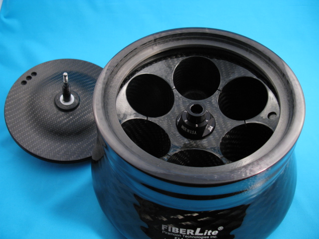 enlarge picture 2: Fixed Angle rotor Fiberlite F14S-6x250y out of Carbon fiber (Cat.-# 096-062034) (#78500) ...